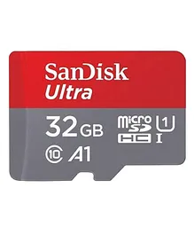 SanDisk Ultra 32 GB MicroSDHC Memory Card - Red