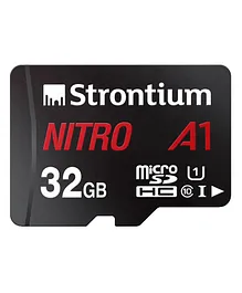 Strontium 32 gb  Micro Class A1 Memory Card - Black