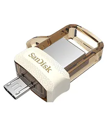 SanDisk Ultra Dual 32GB USB 3.0 OTG Pen Drive - Golden