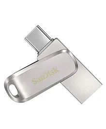 SanDisk Ultra Dual Drive Luxe Type C Flash Drive 256 GB - Silver