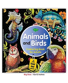  Animals And Brids Colouring Book - English