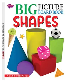 Shapes Wipe and Clean Picture Board Book - English
