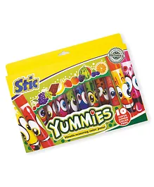 Stic Yummies Jumbo Colour Pens Pack of 10 - Multicolour