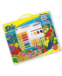 Stic Colorstix Underwater World Crayon & Colour Pen Kit - Multicolour
