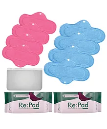 RePad Reusable Sanitary Pads Pack of 2 - 8 Pads