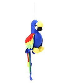 IR Hanging Clip On Soft Toy Parrot Shape Blue - Height 20 cm