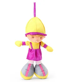 IR Hanging Soft Doll Toy Purple - Height 39 cm