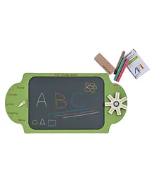 The Funny Mind PSP Scribble ChalkBoard Activity Kit With Dustless Colorful Chalks And Duster - Multicolor