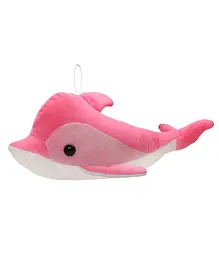 Frantic Shark Soft Toy Pink - Length 28 cm 