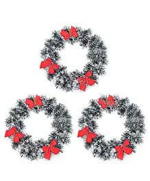 Fiddlerz Christmas Wreath Pack of 3 - Multicolour