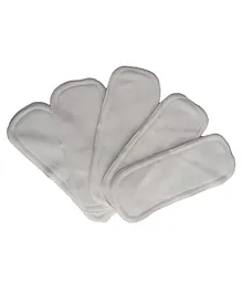 GOCHIKKO Baby Diaper Insert Pack of 5 - White