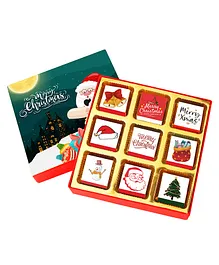 Chocoloony Merry Christmas Milk Chocolates - 108 gm