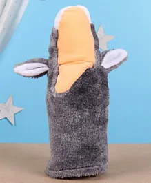 IR Hand Puppet Fur Donkey Grey - Height 20 cm