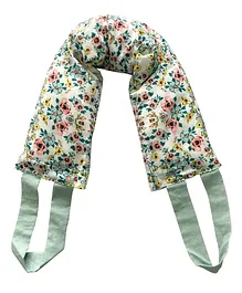 Kanyoga Neck & Shoulder Wrap with Tourmaline Bead Filling Floral Print -  Multicolor