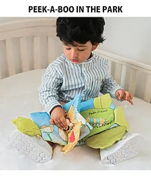 Intellibaby Peek-a-boo in the Park Plush Cloth Book Level 5 - Multicolor