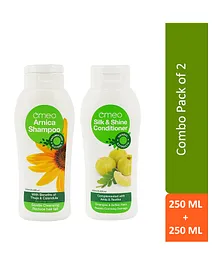 B.Jain Omeo Arnica Shampoo Conditioner & Hair Oil Pack Of 3 - 250 ml 250 ml & 200 ml