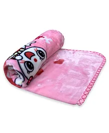 BABYZONE Soft Fabric Winter Wear Cloudy Blanket - Pink 