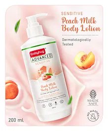 Babyhug Advanced Sensitive Peach Milk Body Lotion - 200 ml