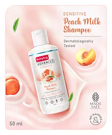 Babyhug Advanced Sensitive Peach Milk Shampoo - 50 ml