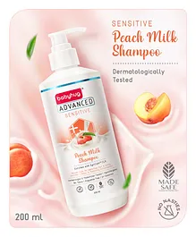 Babyhug Advanced Sensitive Peach Milk Shampoo - 200 ml