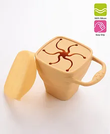 Mug with Lid and Handle Yellow - 340 ml