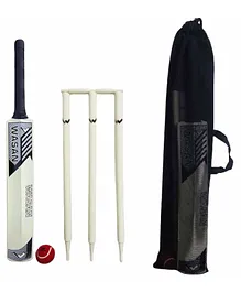 Wasan Cricket Set with Bag Size 5 - Cream Color