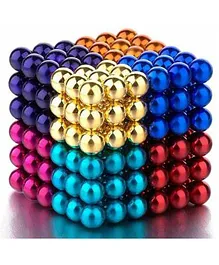SmartCraft Magnetic Balls for Decoration and Stress Relief Multicolour - 216 balls