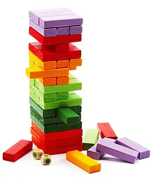 NEGOCIO Building Blocks And Stacking Toy Multicolor - 54 Pieces