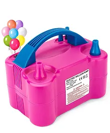 NEGOCIO Two Nozzles Electric Balloon Air Pump - Pink