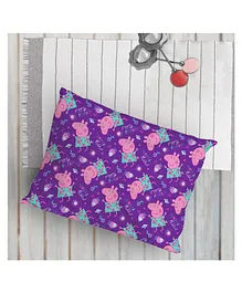 Sassoon PeppaPig Memory Foam Pillow - Purple