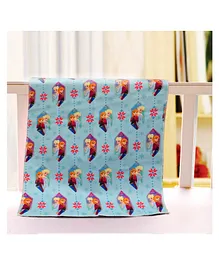 Sassoon Frozen Waterproof & Washable Medium Dry Sheet - Blue