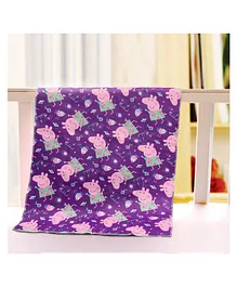 Sassoon Peppa Pig Waterproof & Washable Dry Sheet Medium - Purple