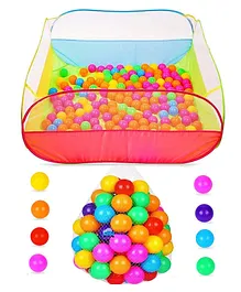 FunBlast Square Ball Pit With 50 Balls - Multicolor