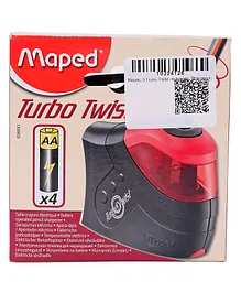 Maped Turbo Twist Automatic Pencil Sharpener - Red Black