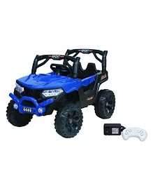Wheel Power Battery Operated Ride On Jeep - Blue