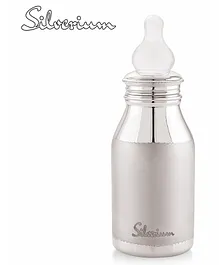 Silverium Sterling Silver 92.5% BIS Hallmarked Baby Feeding Bottle - 175 ml