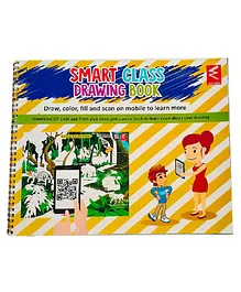 Wissen Smart Drawing and Colouring Book 8 Pages - English  