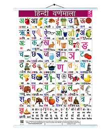 Wissen Varnamala Roller Wall Chart - Hindi