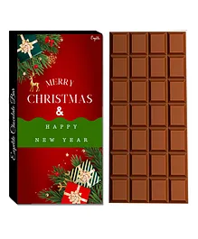 Expelite Christmas and New Year Chocolate Bar - 100 gm