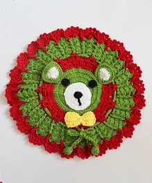 Woonie Handmade Bear Rug - Green