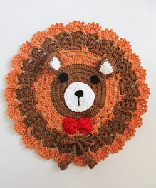 Woonie Handmade Bear Rug - Brown