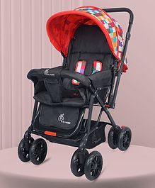 R for Rabbit Lolipop Lite Stroller with Adjustable Seat Recline - Black