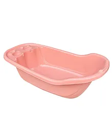 THE LITTLE LOOKERS Smart Clean Big Size With Anti Slip Baby Bath Tub - Pink