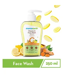 Mamaearth Vitamin C Face Wash With Turmeric - 250 ml