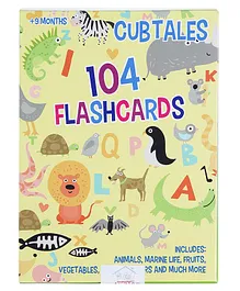 Cubtales Flash Cards Activity Box of 104 Pieces - Multicolour