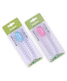 Baybee Silicone Medicine Feeder Pipette Dropper Set of 2 - Pink Blue