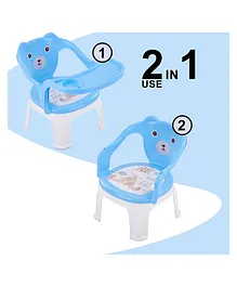Baybee Baby Chair With Tray - Blue
