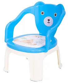 Baybee Soft Cushion Plastic Chair - Blue