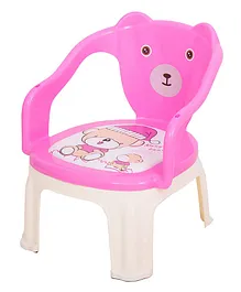 Baybee Soft Cushion Plastic Chair - Pink
