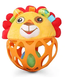 Baby Moo Lion Rattle Ball - Multicolor